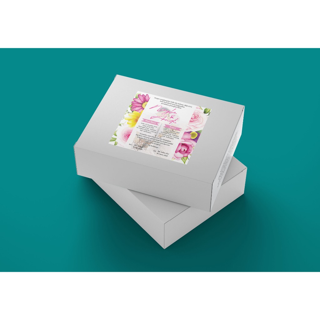 

label nasi sesuai request pelanggan