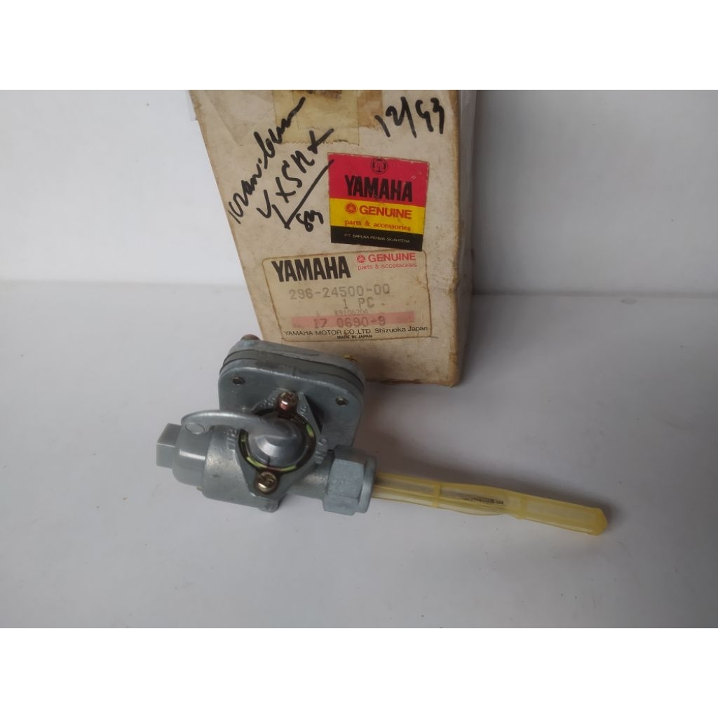 Kran tangki bensin Yamaha V80 V75 Original nos japan 296-24500-00