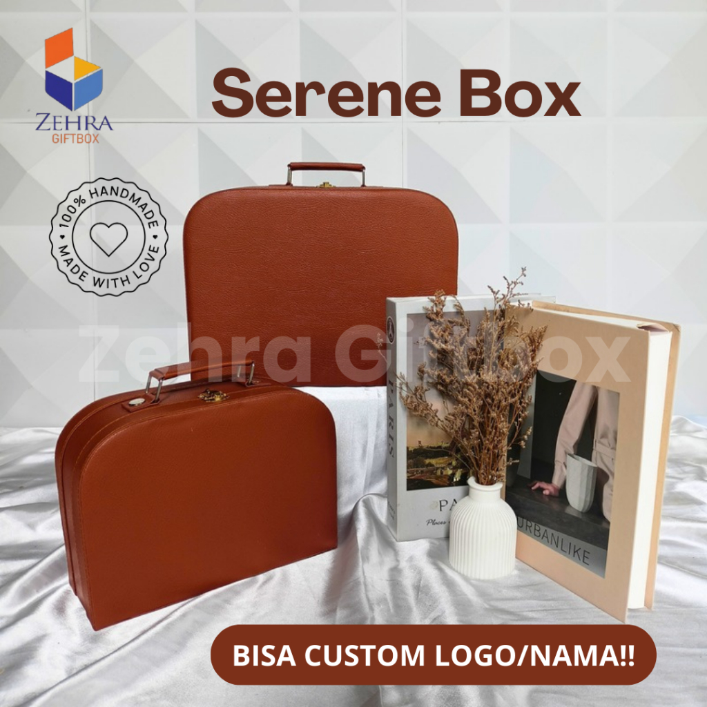 

Box Packaging Model Koper D Marbel | Giftbox Hadiah/Hampers Kulit Sintetis