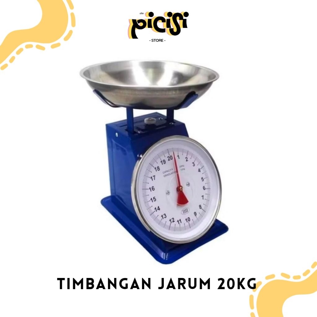 Timbangan Jarum 20 KG / Timbangan analog Timbangan murah Timbangan Duduk Manual 20kilo
