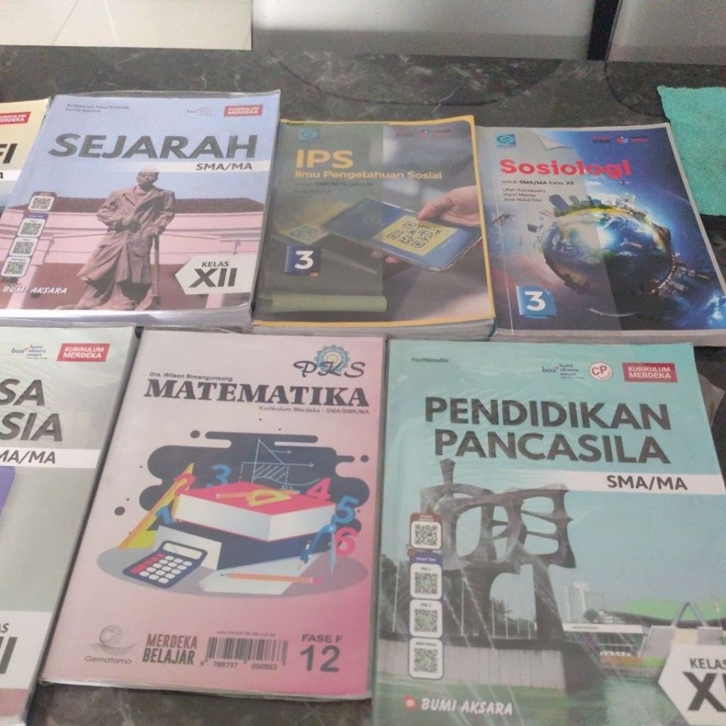 Buku Paket Kelas XII / Kelas 12 / SMA 3/ Kurikulum Merdeka / Bumi Aksara / Geografi, Sejarah, IPS, S