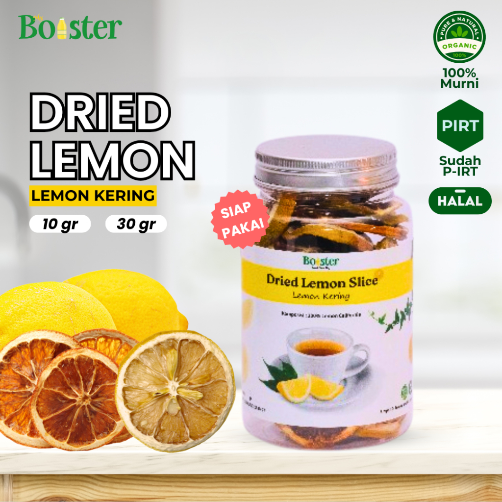 

MYBOOSTER LEMON KERING IRIS SEGAR DRIED LEMON SLICE HERBAL DIET ORIGINAL DEHYDRATED DRIED LEMON
