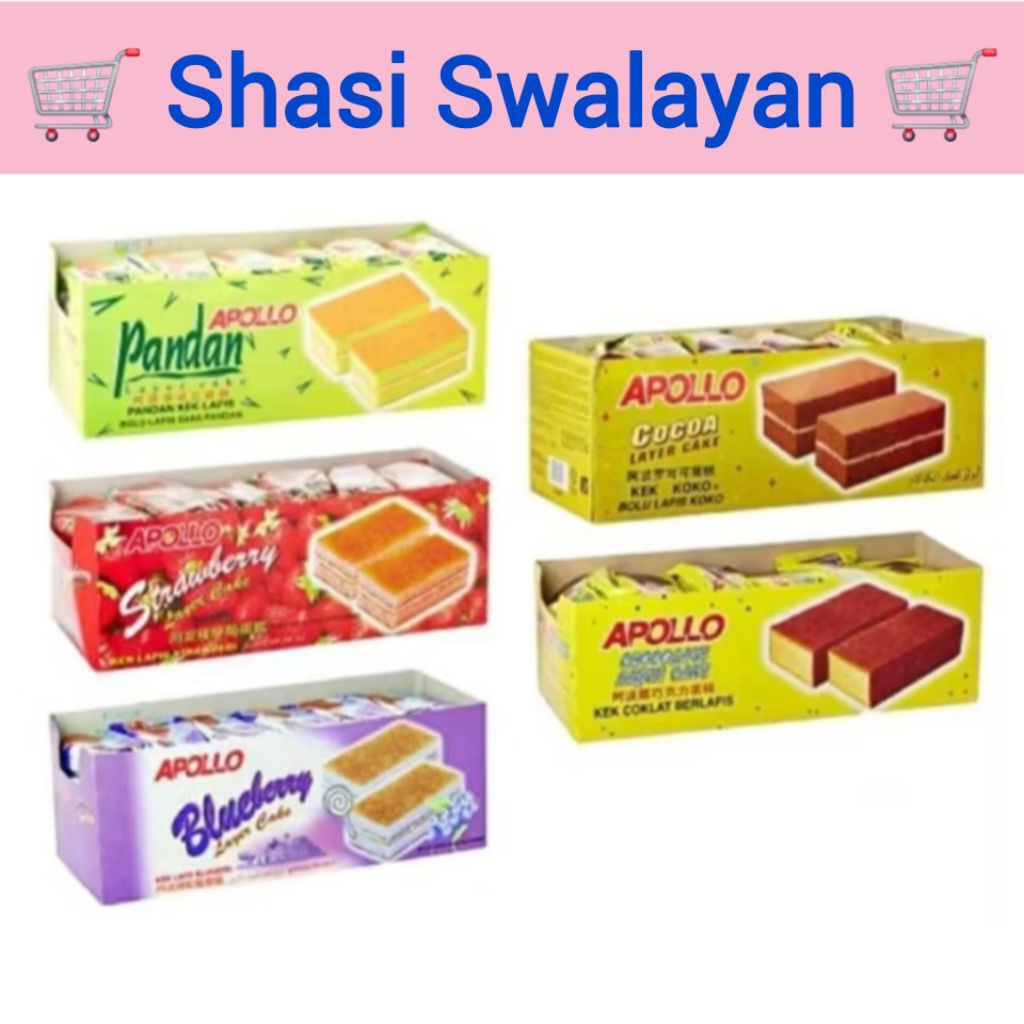 

APOLLO LAYER CAKE 1 BOX - Bolu Lapis
