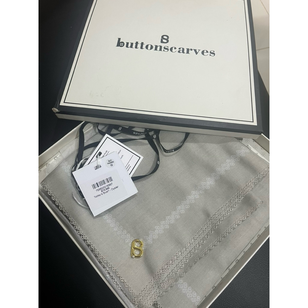 Buttonscarves  Today Jual Murah BS PL Jilbab Polos abu muda