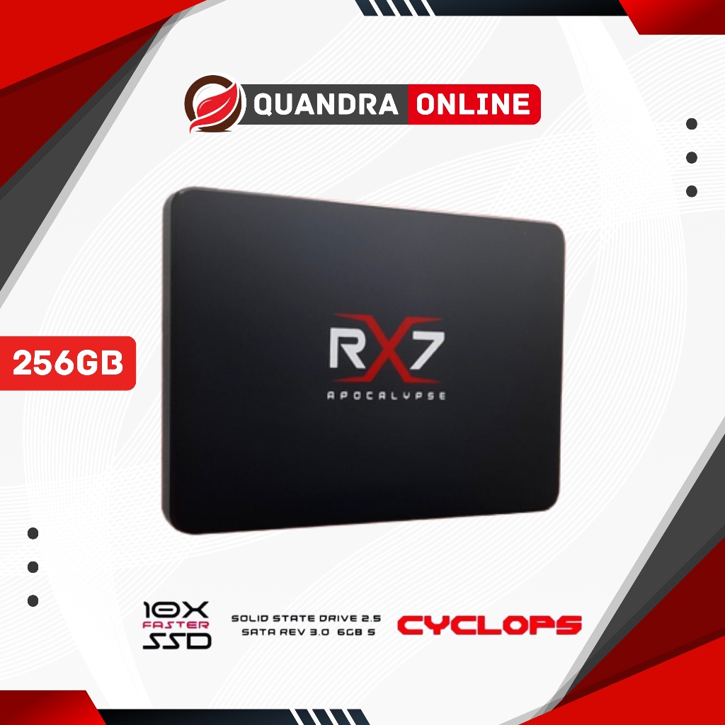 SSD RX7 APOCALYPSE 256GB SATA III 6.0GB/s