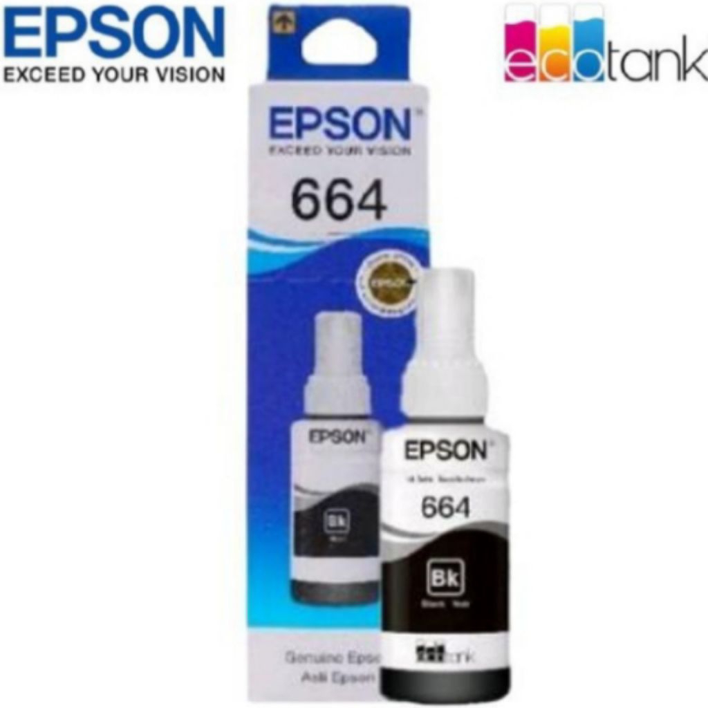 Tinta Epson 664 Black Epson Tinta Warna Hitam