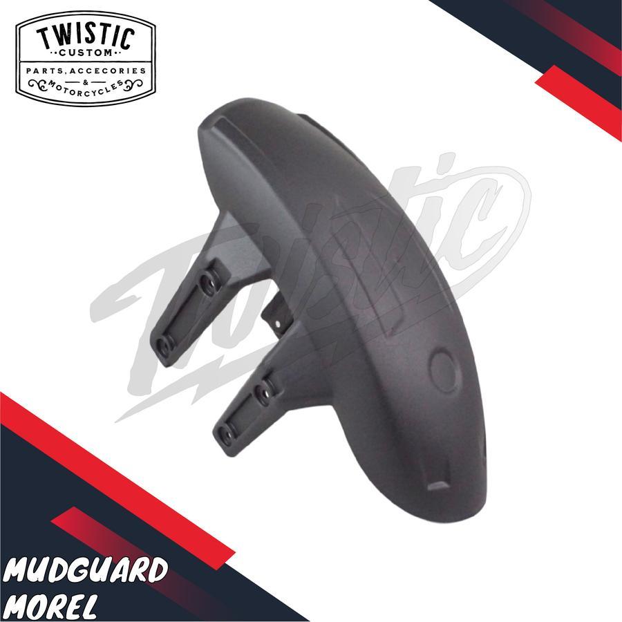 Spakbor Mudguard Morel Fender Cover Cipratan Air Belakang Anti Nyiprat Motor Custom Caferacer Scramb