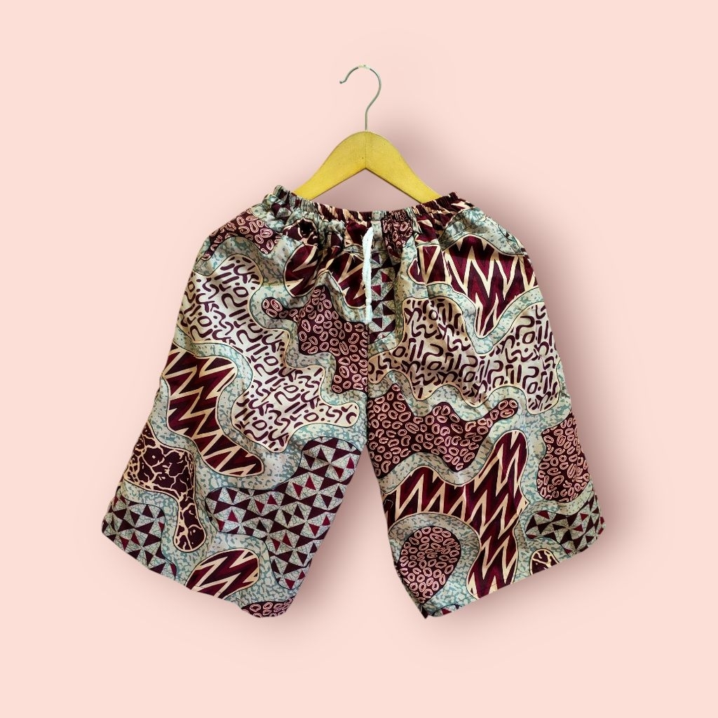 celana pendek/celana pendek batik/celana dewasa/celana batik wanita/kolor batik pria/celana jumbo/Bo