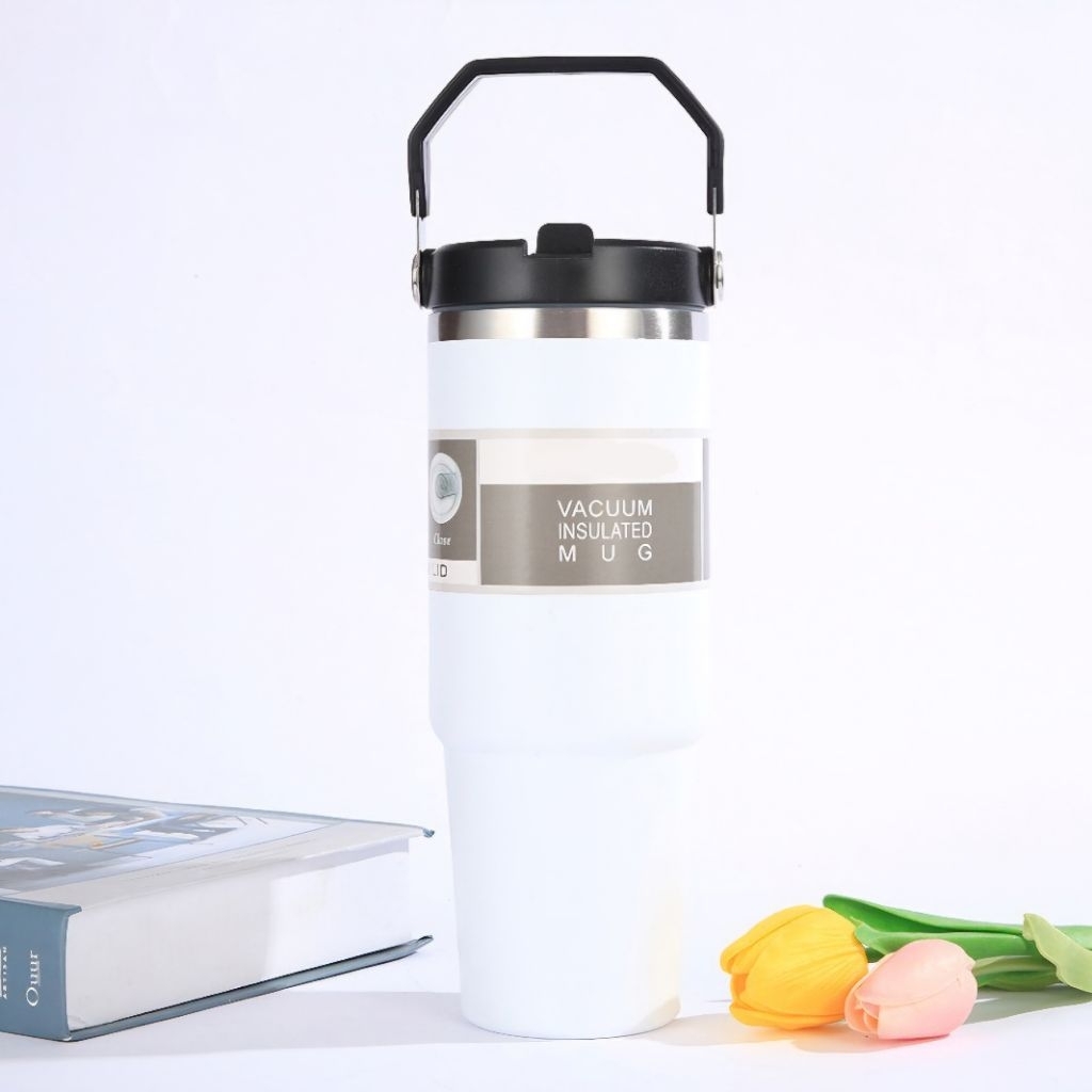tumbler stainless jumbo botol termos mug air kopi teh 900 ml
