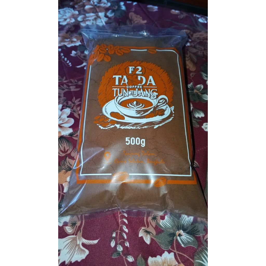 

F2 TADA Coffee - Bubuk Kopi Robusta Asli Dari Curup/Bengkulu-kemasan 500g