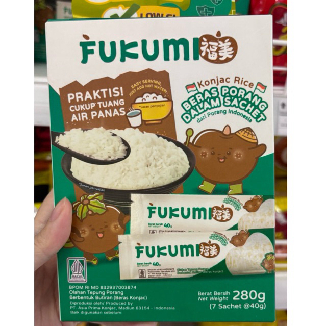 

fukumi konjac rice 280gr