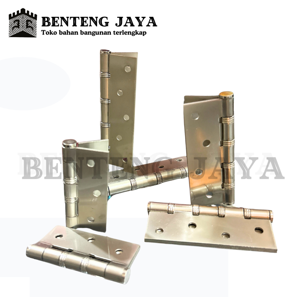 ENGSEL PINTU / ENGSEL JENDELA STAINLESS NISHIO 3" 4" 5"