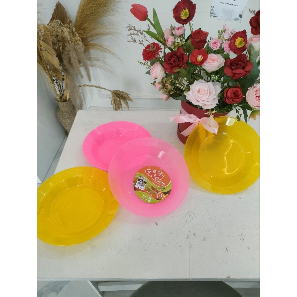 piring plastik tebal