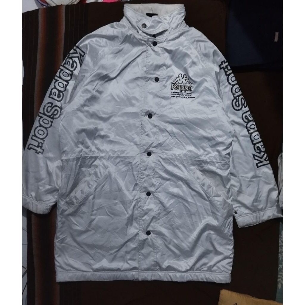 Vintage 90s Kappa Parka Spell Out sz XXL/XXXL