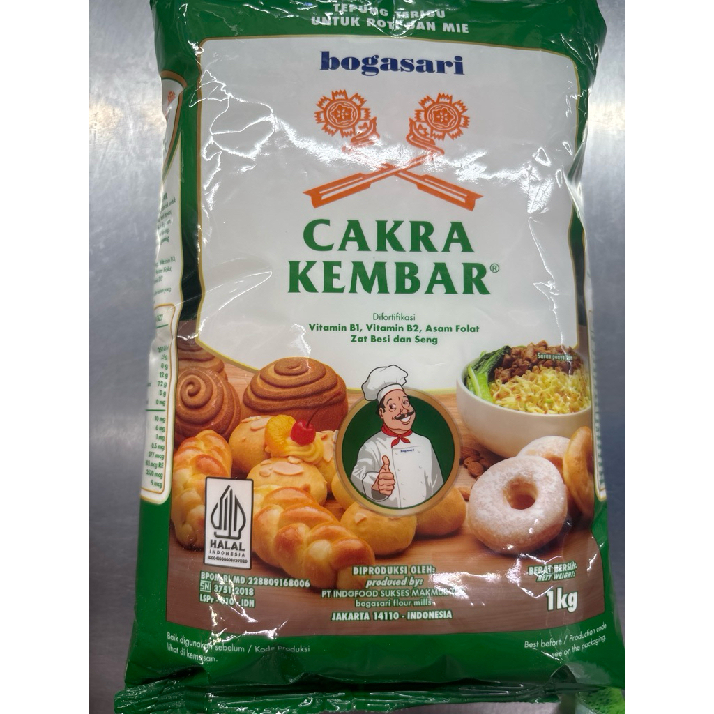 

Cakra Kembar terigu kemasan 1kg