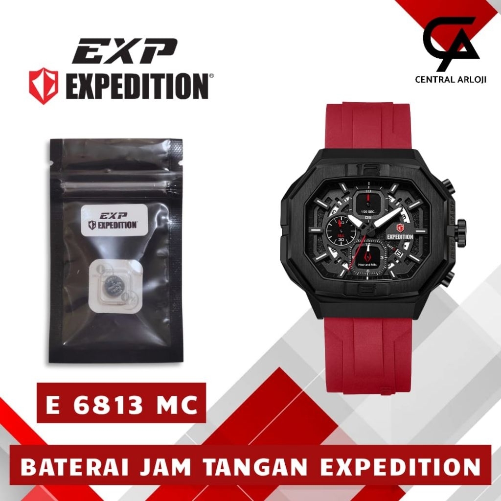 Baterai jam Tangan Expedition Original E 6813 MC