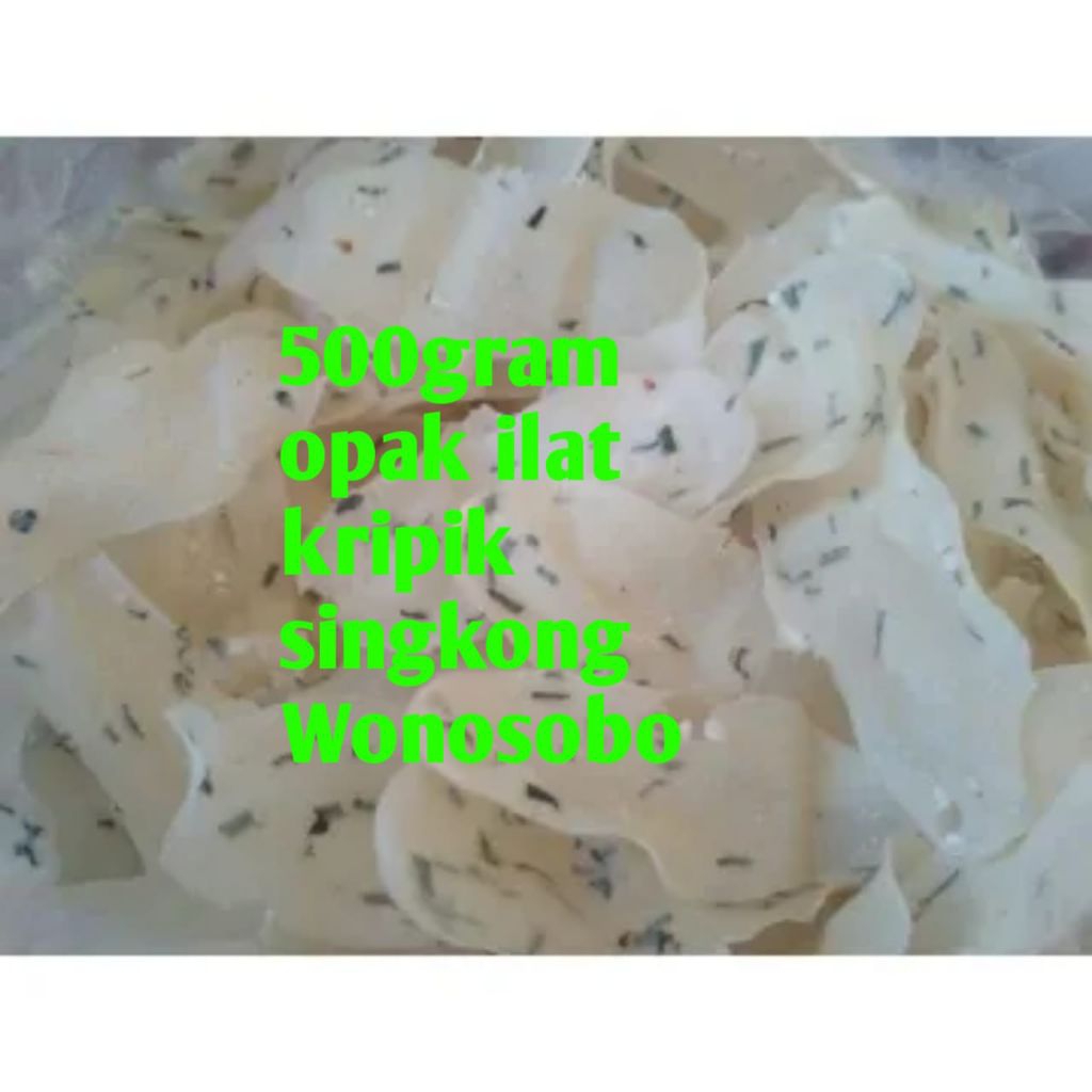 

500 gram opak ilat kripik singkong Wonosobo