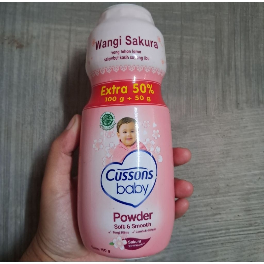cusson baby powder 100gr +extra 50gr