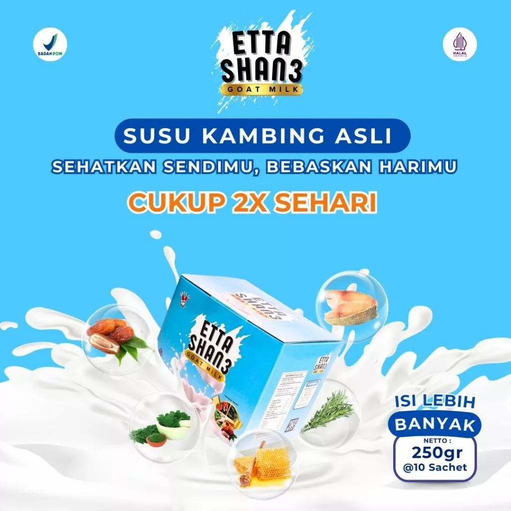

Susu Etawa Asli + Superfood Komplit | Aman untuk Anak, Ibu Menyusui & Lansia 1box 250gr