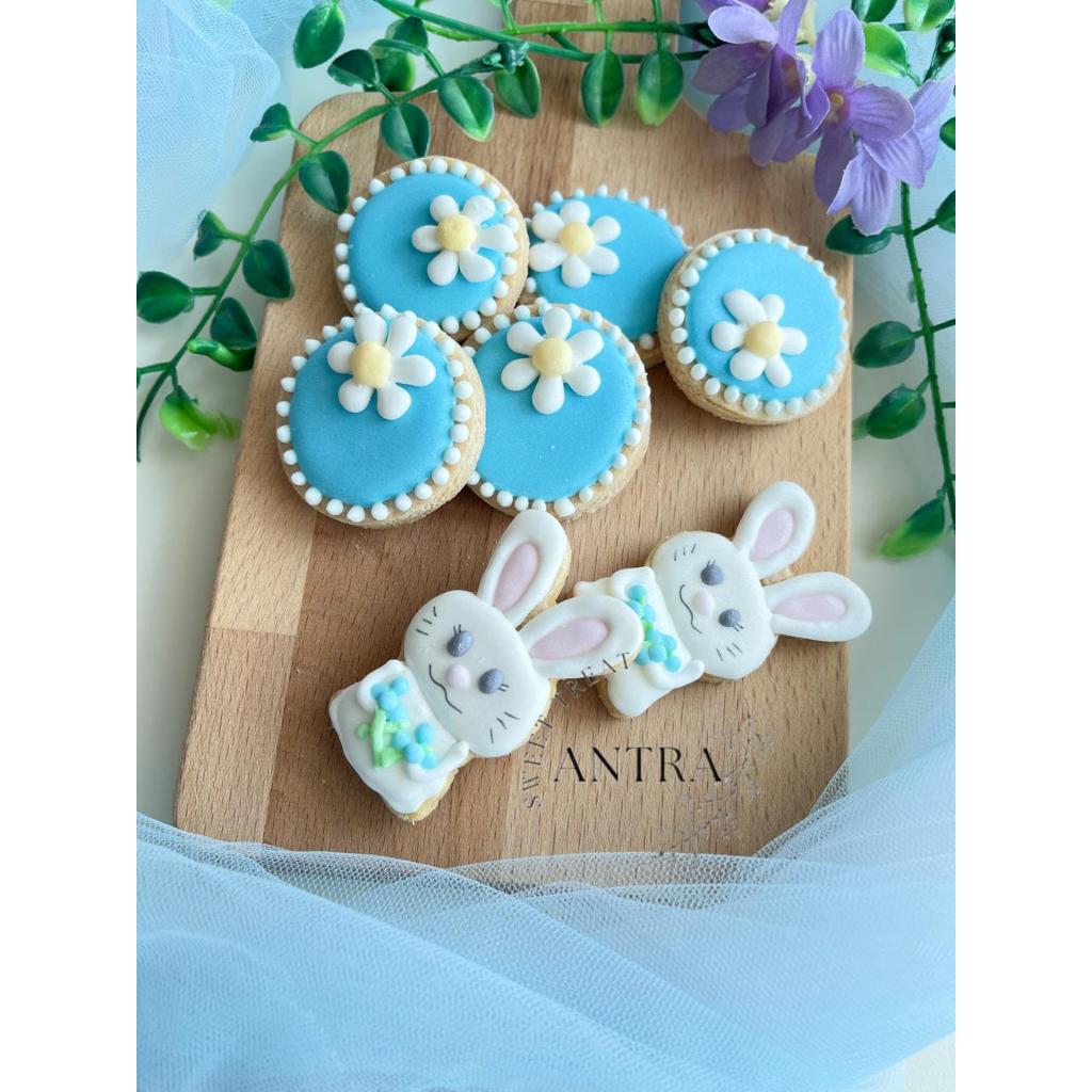 

Cookies LOVE FLOWER VALENTINE - Character Icing Sugar / Kukis Hias