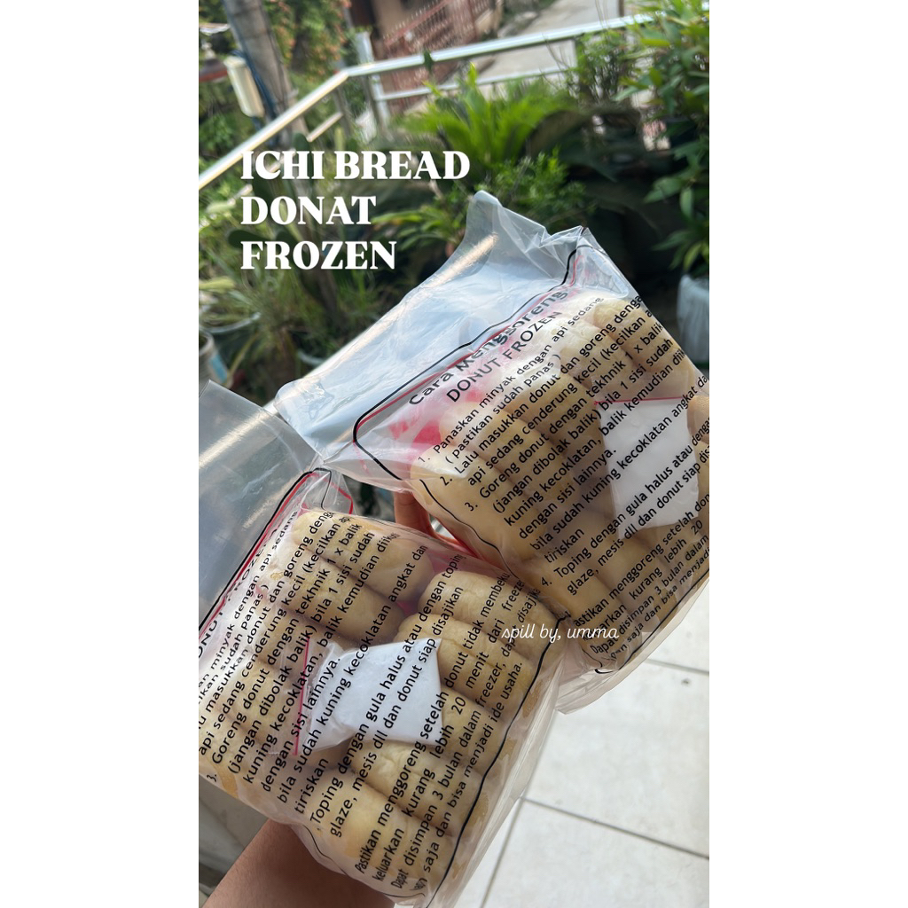

DONAT FROZEN By ICHI BREAD (10 pcs + gula halus)