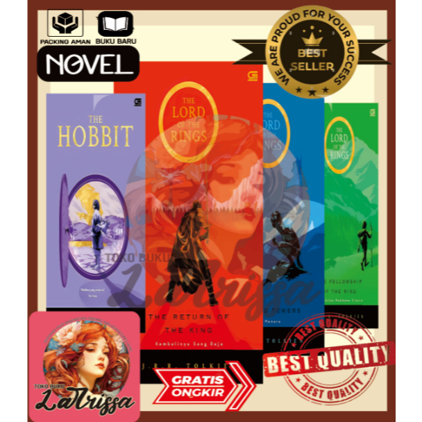 [Indonesia] TK. Series The Lord Of The Rings - Persahabatan Cincin - Dua Menara - Raja - Hobbit