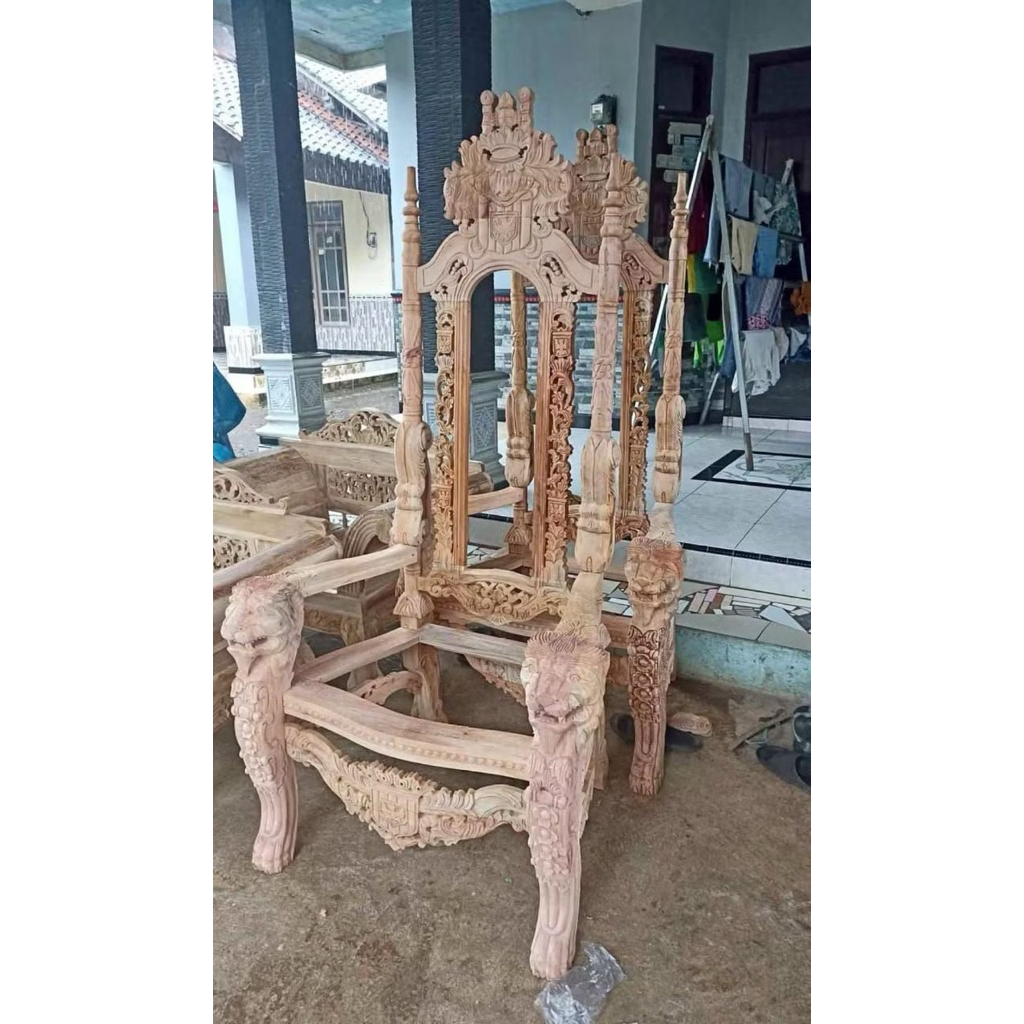 kursi raja/kursi mewah/kursi ukir/kursi murah
