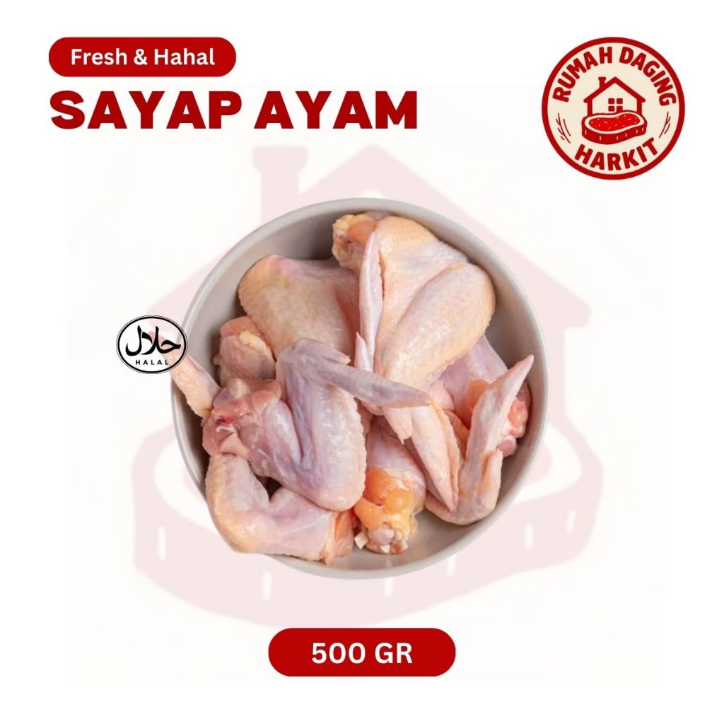 

Sayap Ayam Utuh Fresh Frozen 500 gr Tangerang