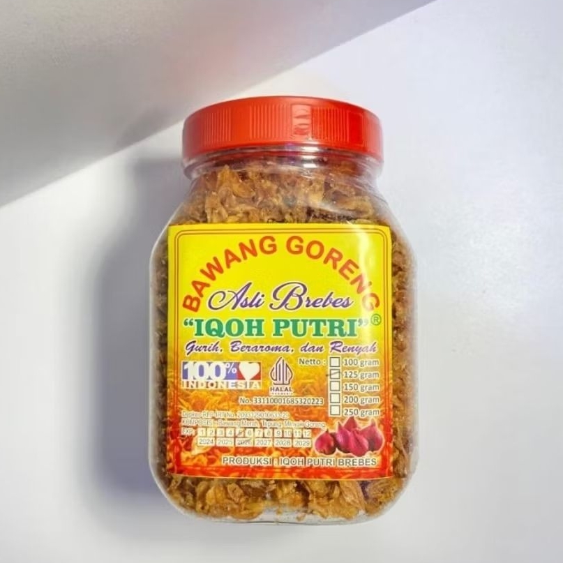 

BAWANG GORENG ASLI BREBES IQOH PUTRI 125GR