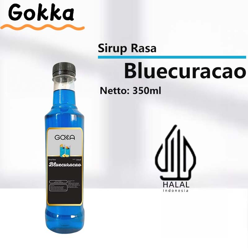 

Sirup Blue Curacao GOKKA 350ml Untuk Kafe, Restoran, Bar - Halal Blue Curacao Syrup