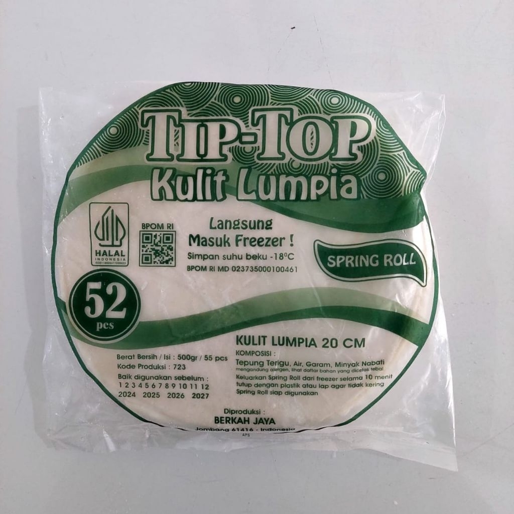 

Tip Top Kulit Lumpia 20cm isi 55