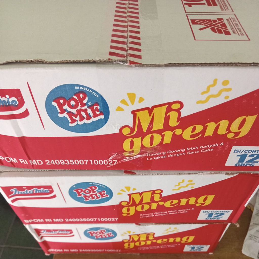 

12pc dus pom mi indomie goreng jumbo