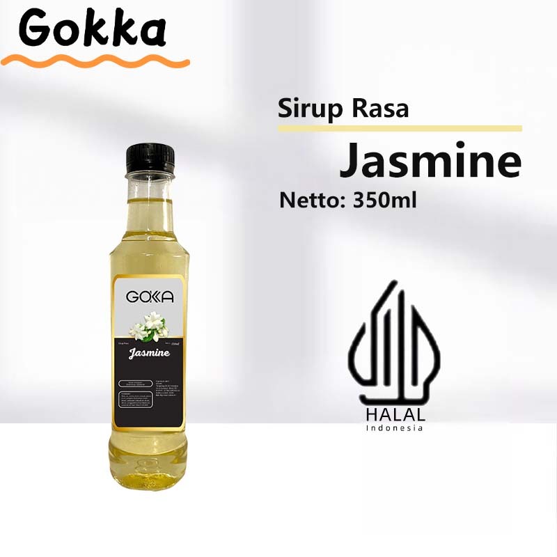 

Gokka Jasmine Sirup Minuman 350ml - Jasmine Flavor Syrup / Sirup Jasmine