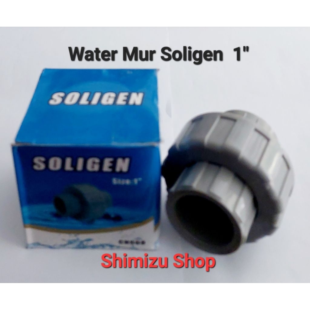 Water Mur Pompa Air PVC Soligen 1"
