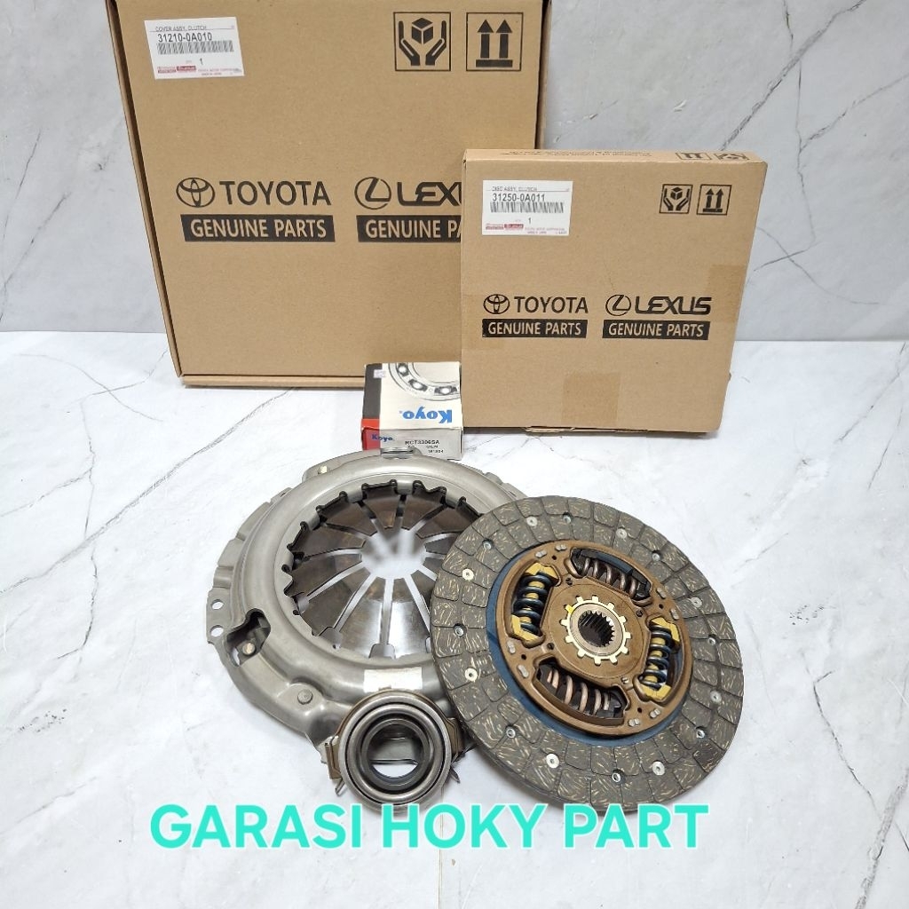 KAMPAS KOPLING SET ORIGINAL TOYOTA YARIS BAKPAO GEN 2 VIOS LIMO VIOS GEN 2 ASLI GARANSI