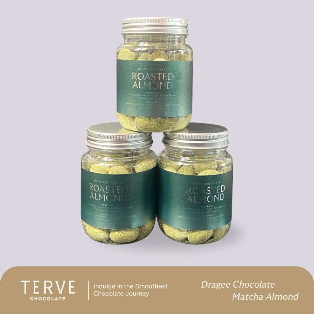 

Terve White Chocolate Matcha Almond Dragee