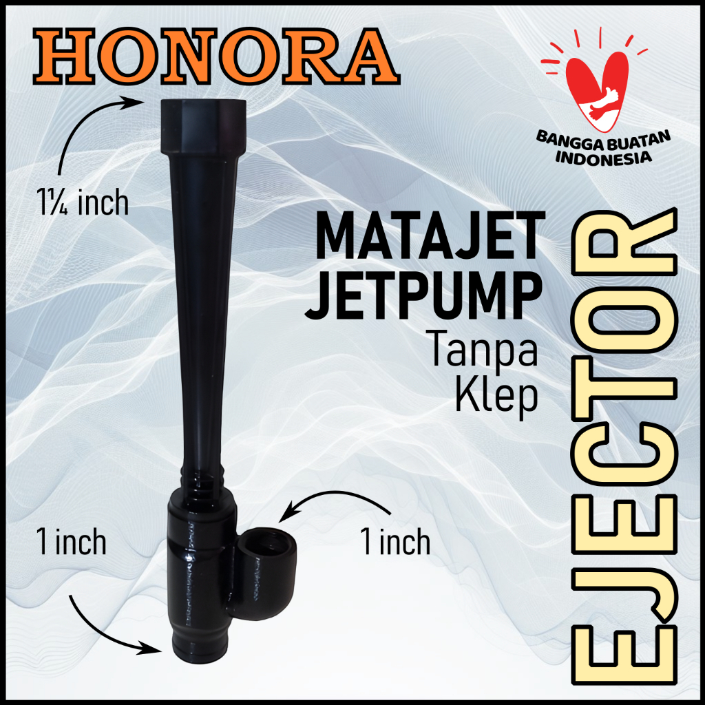 Ejector / Mata Jet HONORA original untuk jet pump sumur dalam