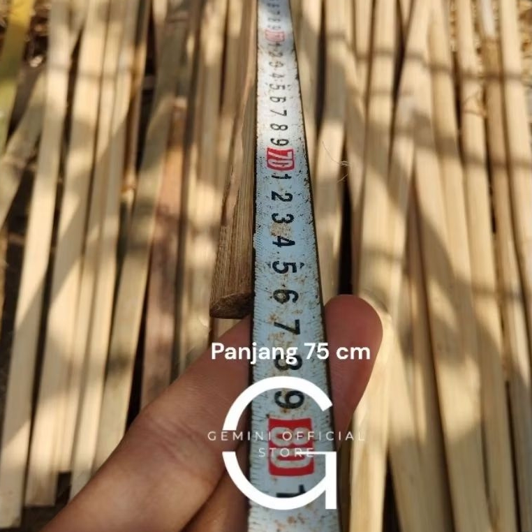ajir penyangga tanaman ajir bilah bambu bambu bilah  [ GOS ] Ajir Penyangga tanaman Panjang 75 cm