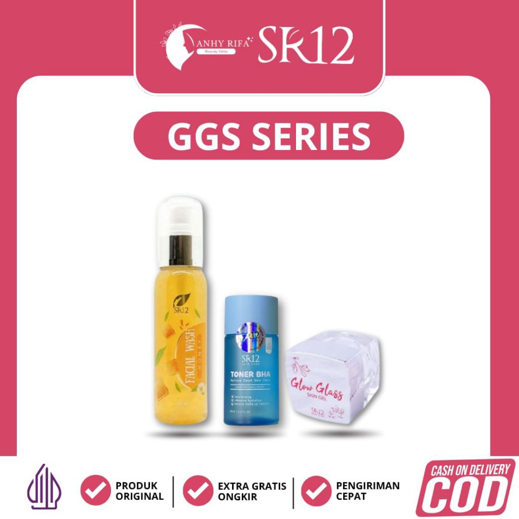 paket GGS series SR12 asli-obat jerawat&skincare mencerahkan-aman untuk remaja dan dewasa