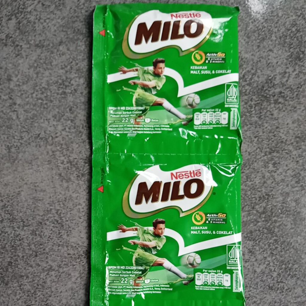 

Milo Activ Go 1 renteng isi 10 sachet