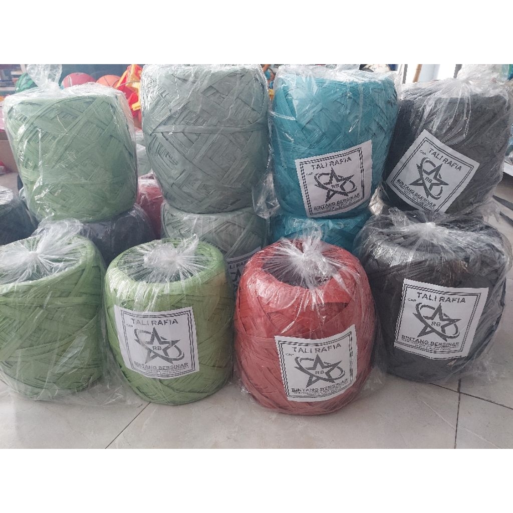 TALI RAFIA BINTANG BERSINAR 1 Kg