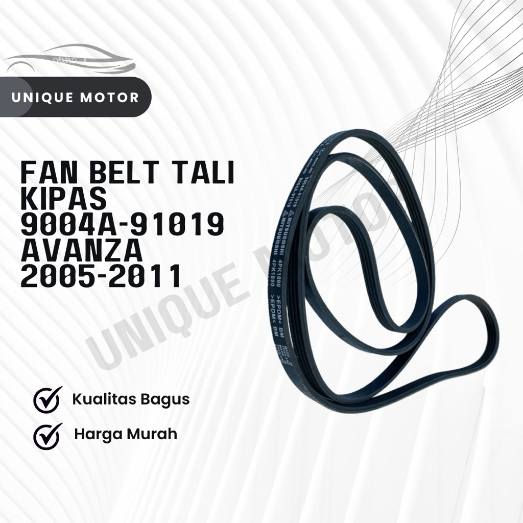 FAN BELT TALI KIPAS AVANZA VVT-I 2005-2011 ORIGINAL