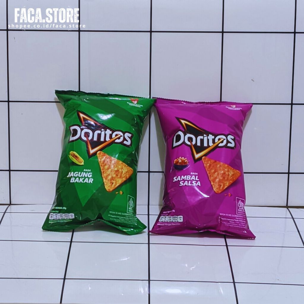 

Doritos snack rasa jagung bakar & sambal salsa 55gr