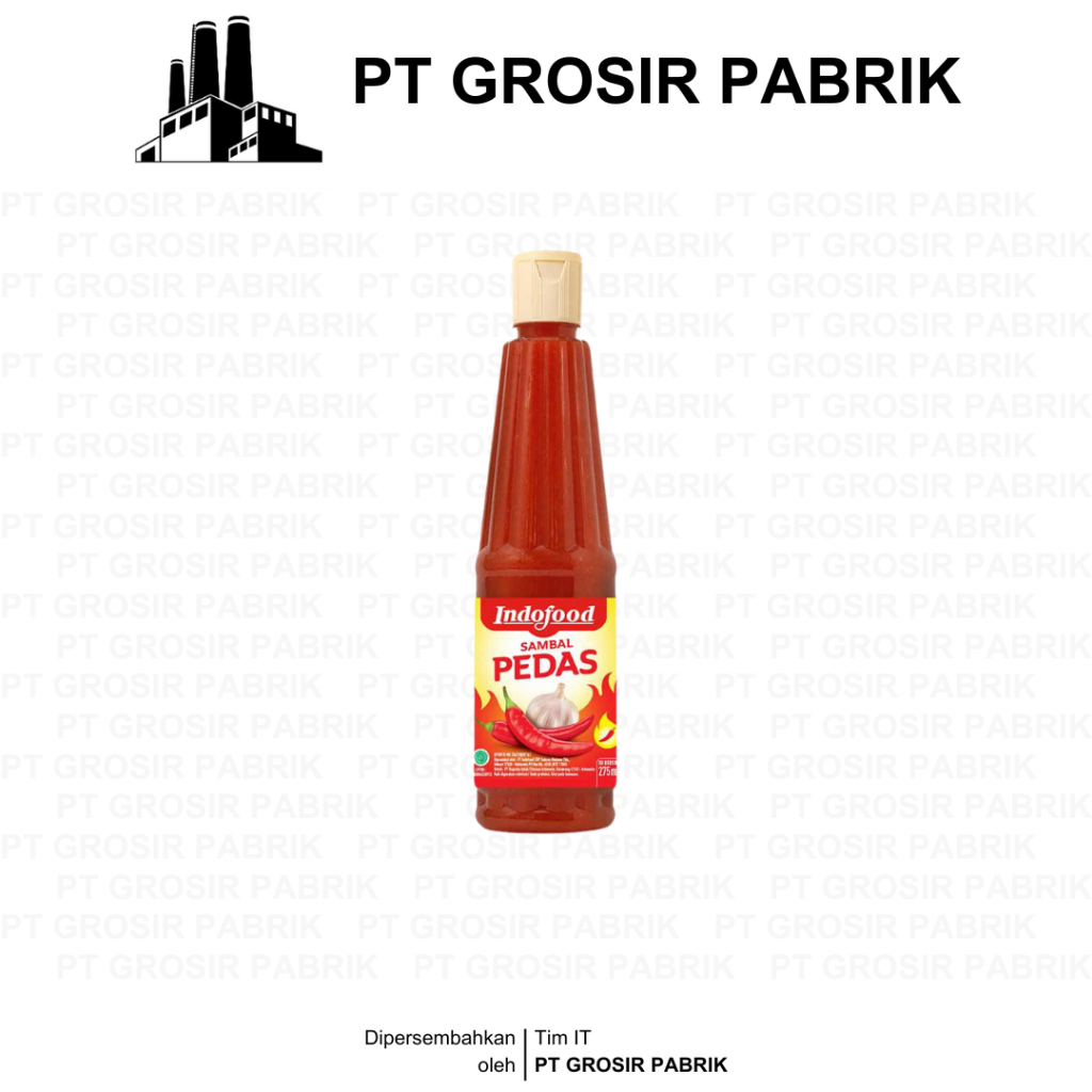 

Sambal Indofood Pedas 275ml | Saos Termurah