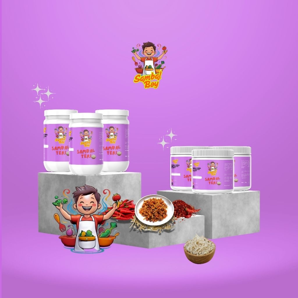 

Sambal Teri Asli Lezat 150ml – Sambal Boy | Pedas Gurih Dijamin Ketagihan