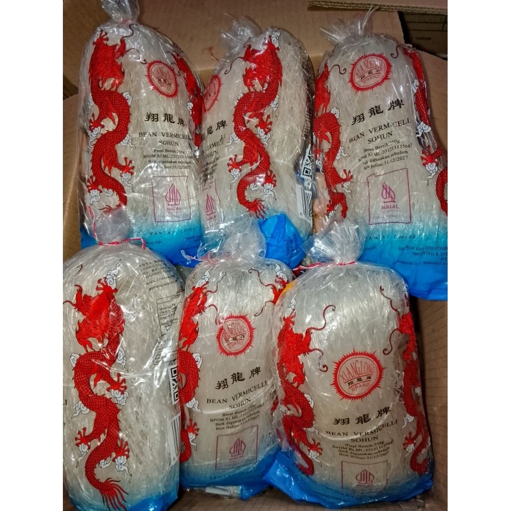 

MIE SOHUN NAGA MERAH kemasan 250Gr
