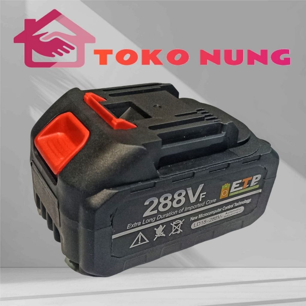 BATERAI BOR IMPACT WRENCH GERINDA CORDLESS 288VF BATRE JET CLEANER MESIN STEAM 288VF