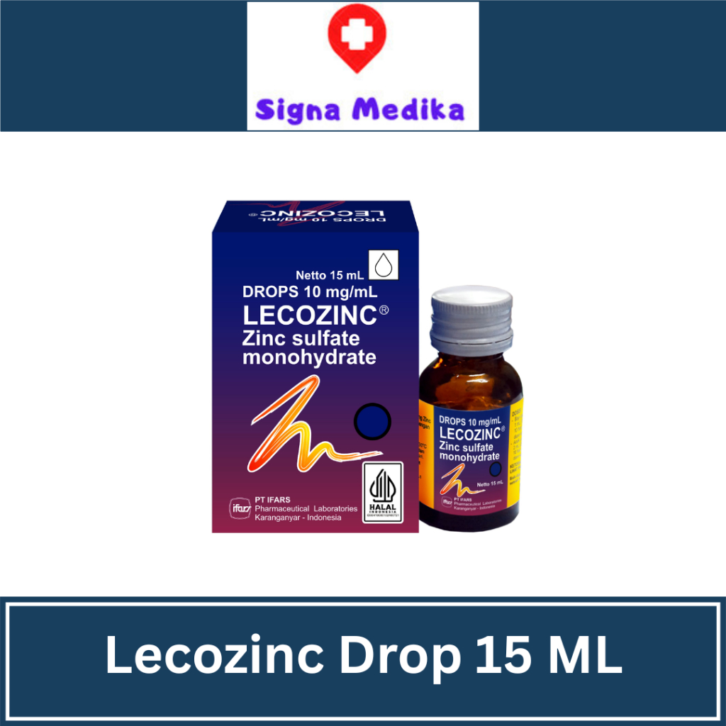 Lecozinc Drops 15ml - Obat Diare Untuk Anak