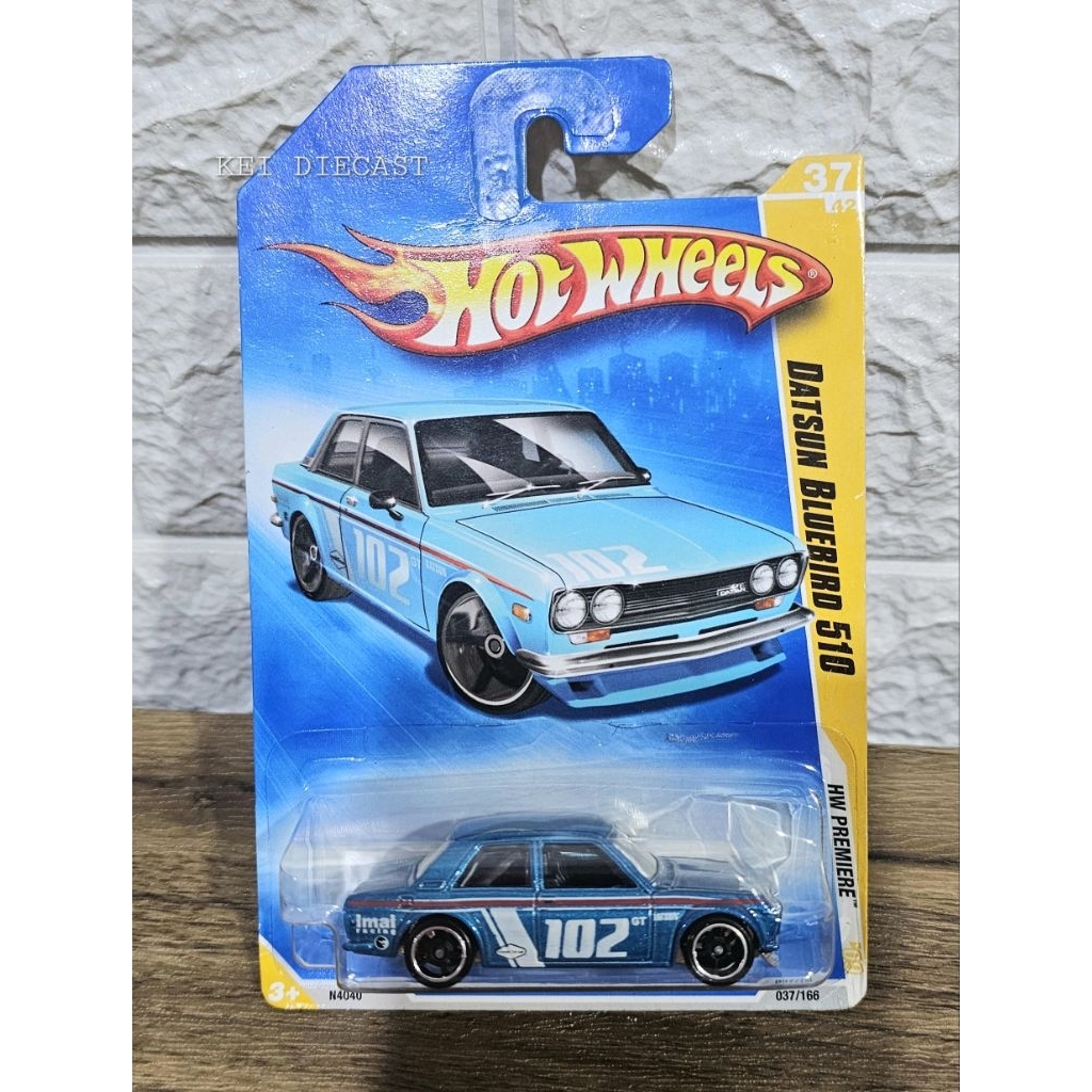 Hot Wheels Datsun Bluebird 510 Blue