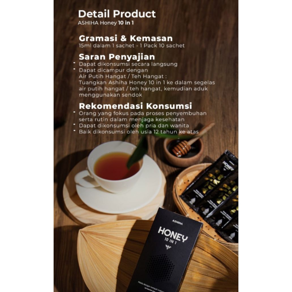 

Cahayadstore Ashiha Honey Armina Daily